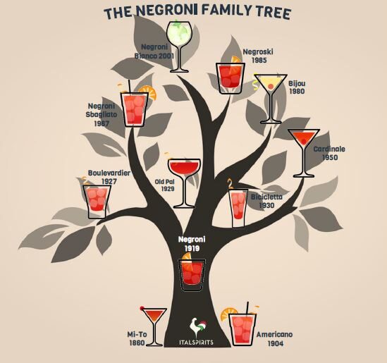 Negroni Bar + Bartender Apron y Recetario